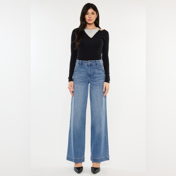 KanCan Denim - 23. Kancan • NWT $135 Wide Leg Jeans W18” R10” I29”